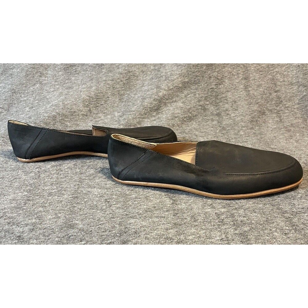Adelante The Tomás Leather Lounge Slip On Shoes Black Size 12D Retail $265